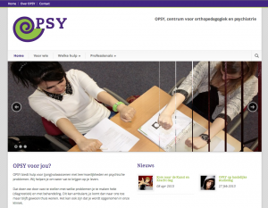 Screenshot OPSY website